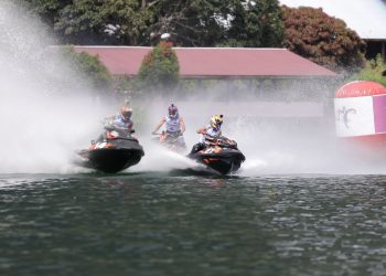 Hadirkan Listrik Tanpa Kedip, Race Karo CUP Aquabike Hari Pertama Sukses digelar