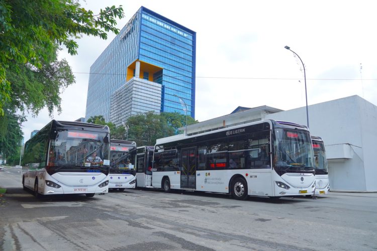 Dukung Zero Emission, PLN turut serta Sukseskan Launching Bus Listrik (BRT) Kota Medan