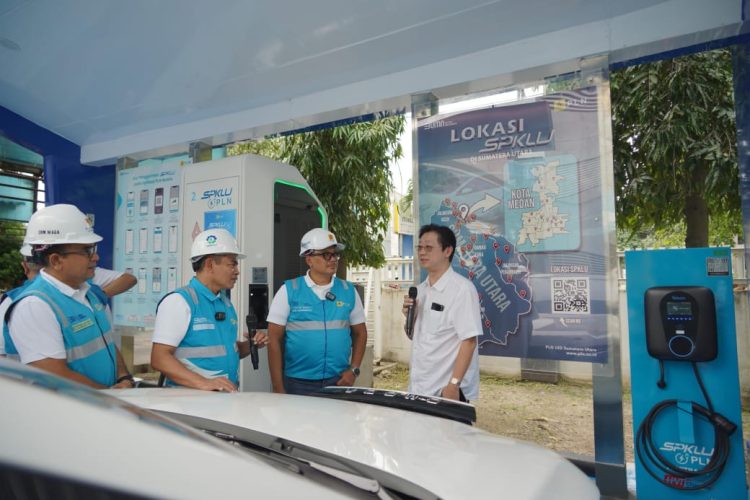 Jelang Libur Nataru, SPKLU di Sumatera Utara Siap Layani Pengguna Mobil Listrik