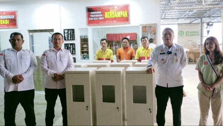 Box Dispenser Hasil Karya WBP Rutan Kelas 1 Medan,Tembus Pasar Hotel