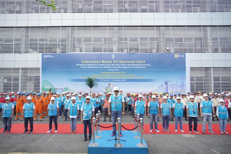 Peduli Keselamatan, PLN UID Sumut Laksanakan Apel Siaga Bulan K3 Nasional 2025