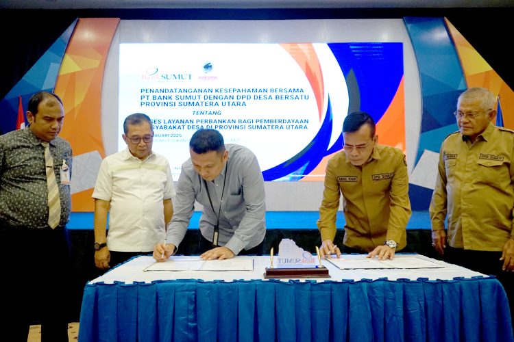 Bank Sumut-DPD Desa Bersatu Sepakati Kerjasama Perluas Akses Pemberdayaan Masyarakat dan Desa