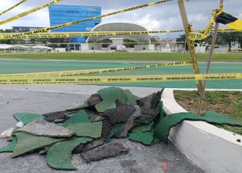 Petugas Larang Wartawan Rekam Kegiatan Pengerjaan Lapangan Merdeka Medan