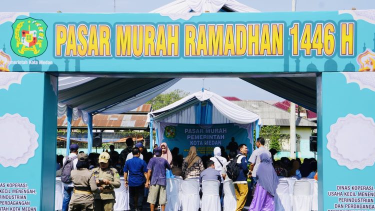Pasar Murah Pemko Medan Sambut Ramadhan dan Idul Fitri 1446 H Dibuka