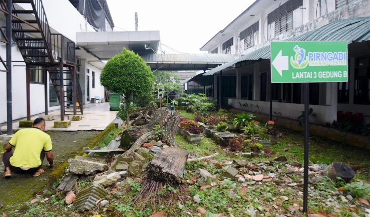 Aksi Bersih-bersih di RSUD dr Pirngadi Medan