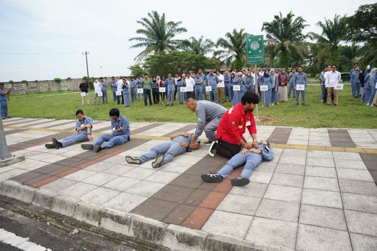 Simulasi Penanggulangan Keadaan Darurat, Inalum Pastikan Kesiapsiagaan Pegawai dan Keamanan Operasional