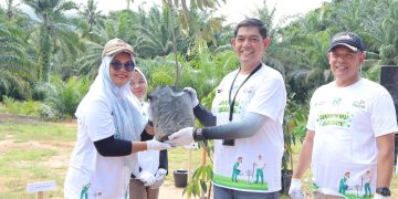 Hari Bumi Sedunia, PLN UID Sumut Laksanakan Aksi Tanam Pohon di Tapanuli Tengah