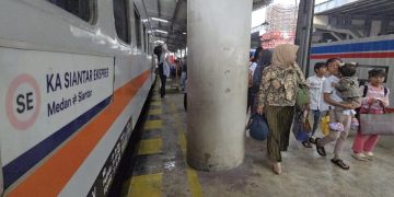 Tingkatkan Kenyamanan Mudik, KAI Sumut Buka Akses Pintu Bawah Stasiun Medan