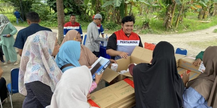 Pertamina EP Pangkalan Susu Field Perkuat Posyandu untuk Cegah Stunting di Hamparan Perak