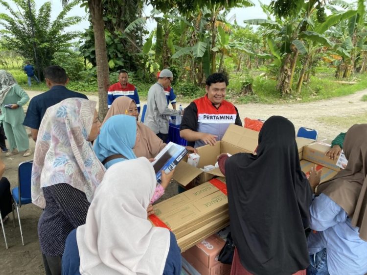 Pertamina EP Pangkalan Susu Field Perkuat Posyandu untuk Cegah Stunting di Hamparan Perak