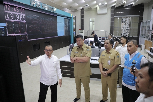 Gubernur Sumut Tinjau Pemulihan Kelistrikan, PLN Percepat Perbaikan Tower Transmisi
