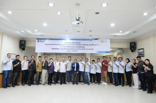 PLN UP3 Binjai Perkuat Iklim Investasi dan Dorong Pertumbuhan Ekonomi melalui Penandatanganan SPJBTL 13,63 MVA
