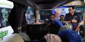 Berbagi Kebaikan, Bank Mandiri Lepas 10.000 Pemudik, Fasilitasi 215 Bus ke Jawa dan Sumatera
